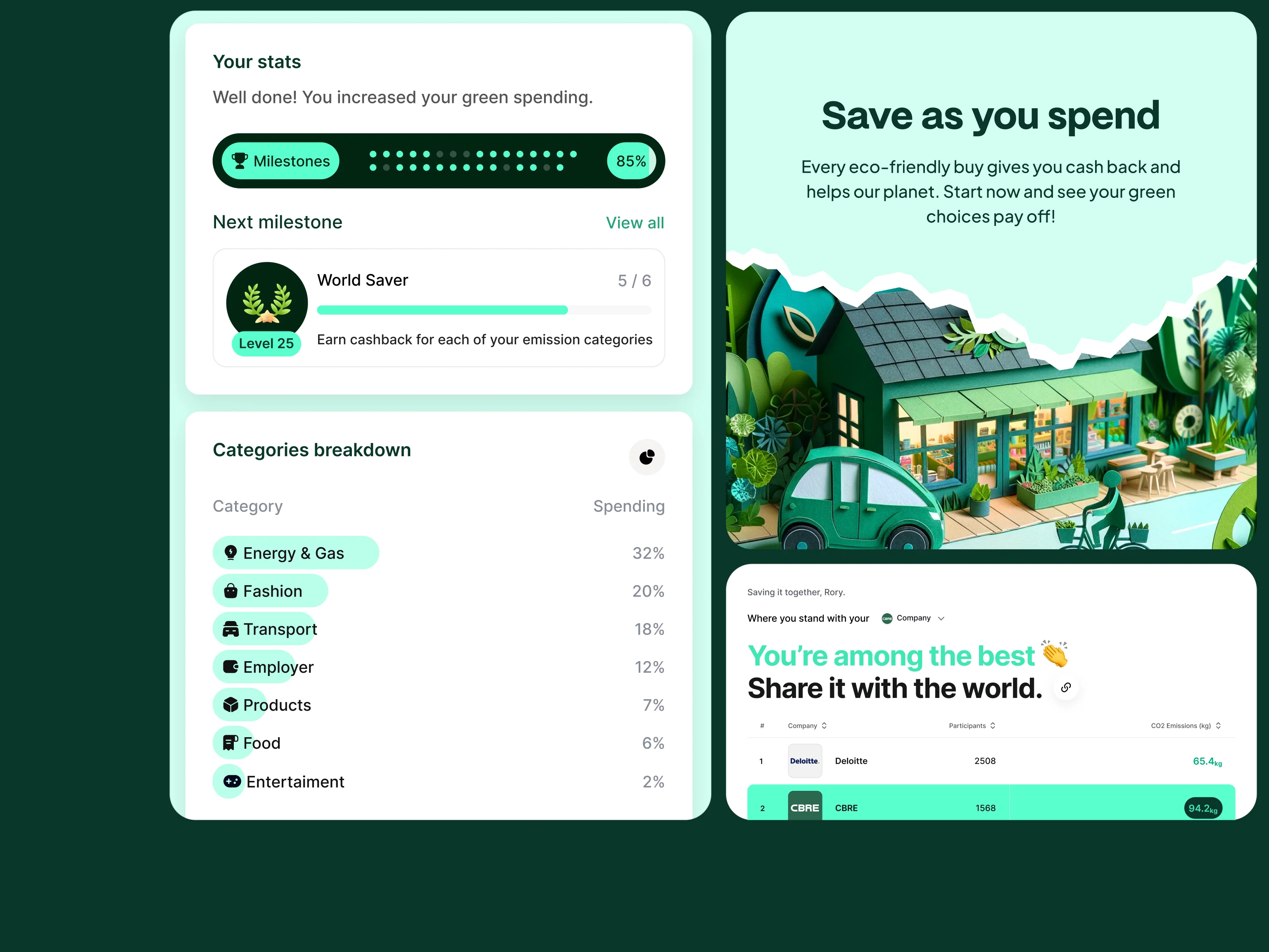 Climate Savers · 2024 design work